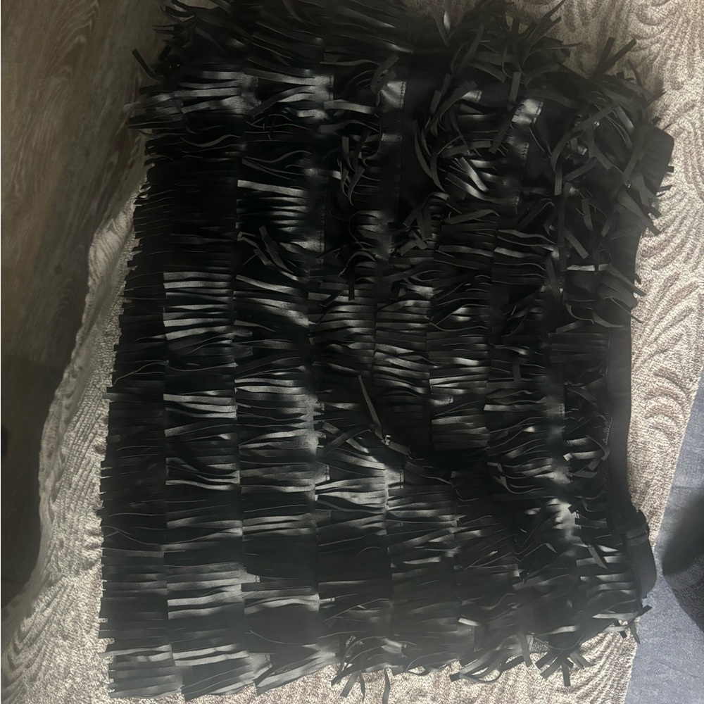 Michael Kors Black Fringe Skirt. Never worn